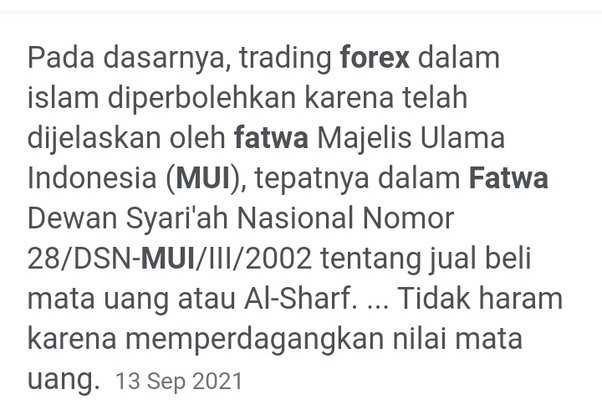 Apa hukum forex dalam islam