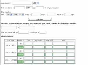 Binary options calculator