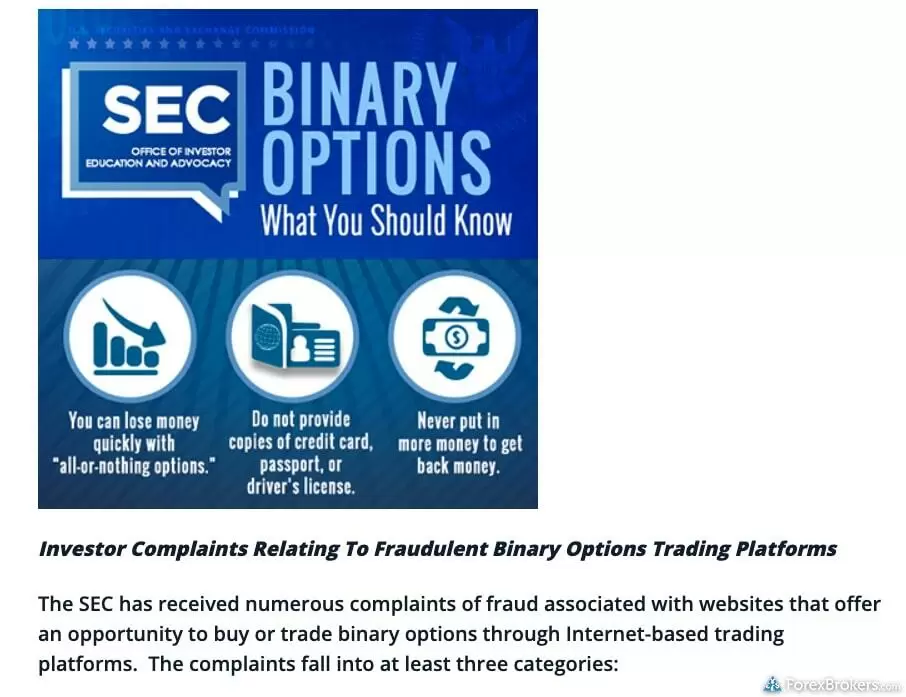 Binary options education