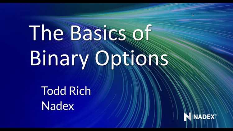 Binary options meaning