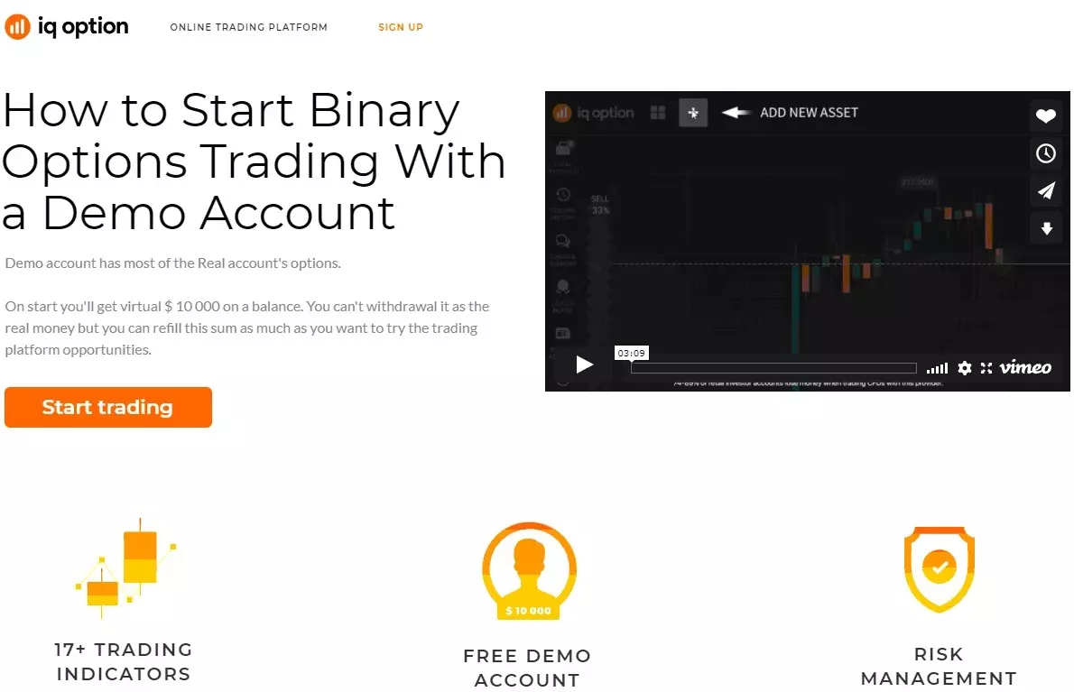 Demo binary options