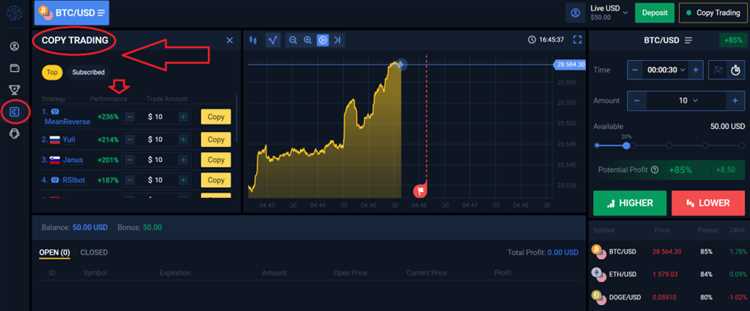 No deposit binary options