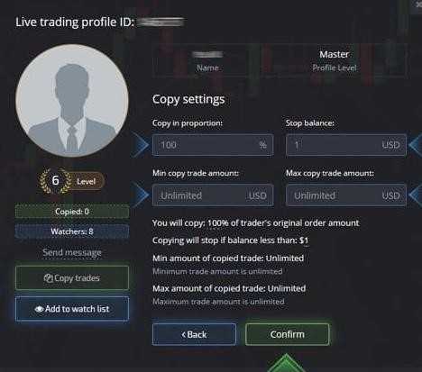 Social trading binary options