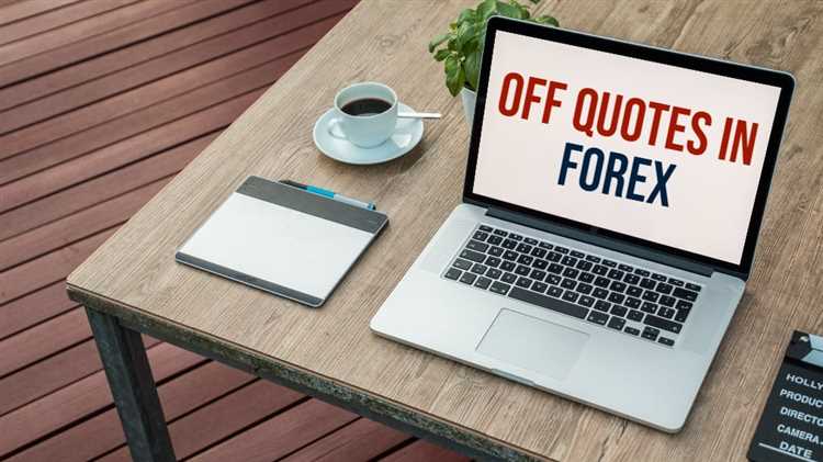 What does off quotes mean in forex