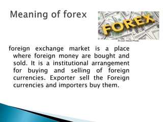 What is forex marketing